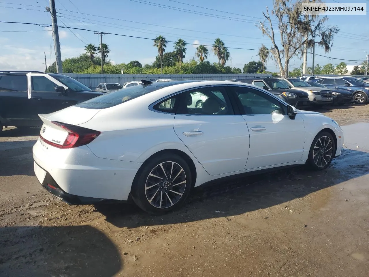 2021 Hyundai Sonata Limited VIN: 5NPEH4J23MH097144 Lot: 73679224