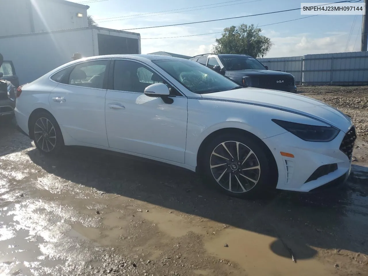 2021 Hyundai Sonata Limited VIN: 5NPEH4J23MH097144 Lot: 73679224