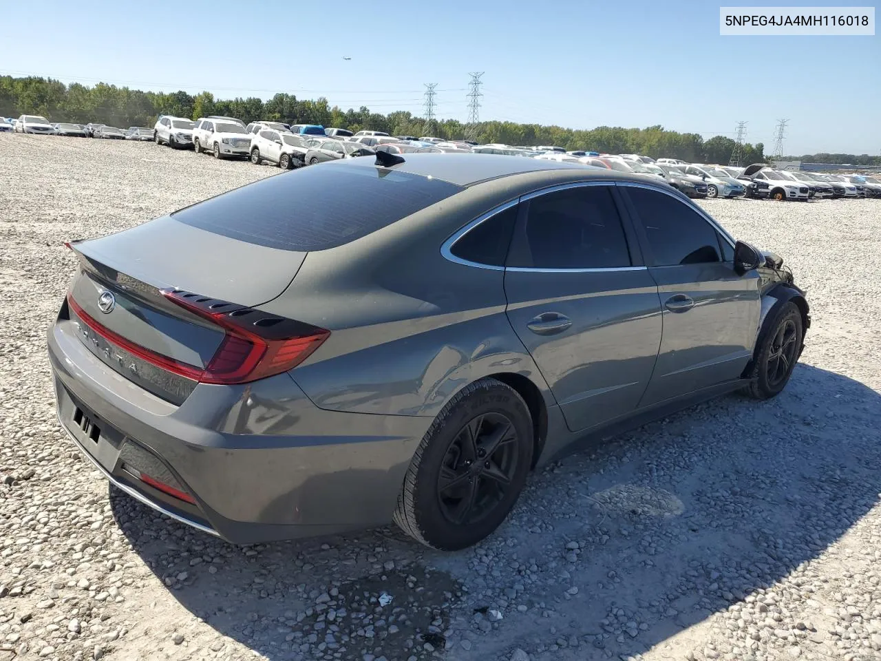 5NPEG4JA4MH116018 2021 Hyundai Sonata Se