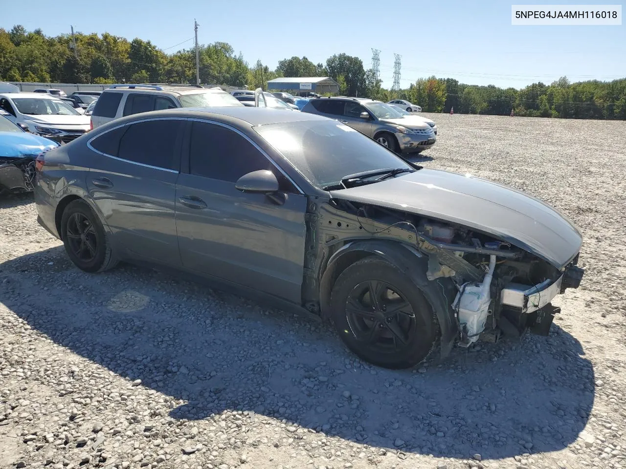 2021 Hyundai Sonata Se VIN: 5NPEG4JA4MH116018 Lot: 73734784