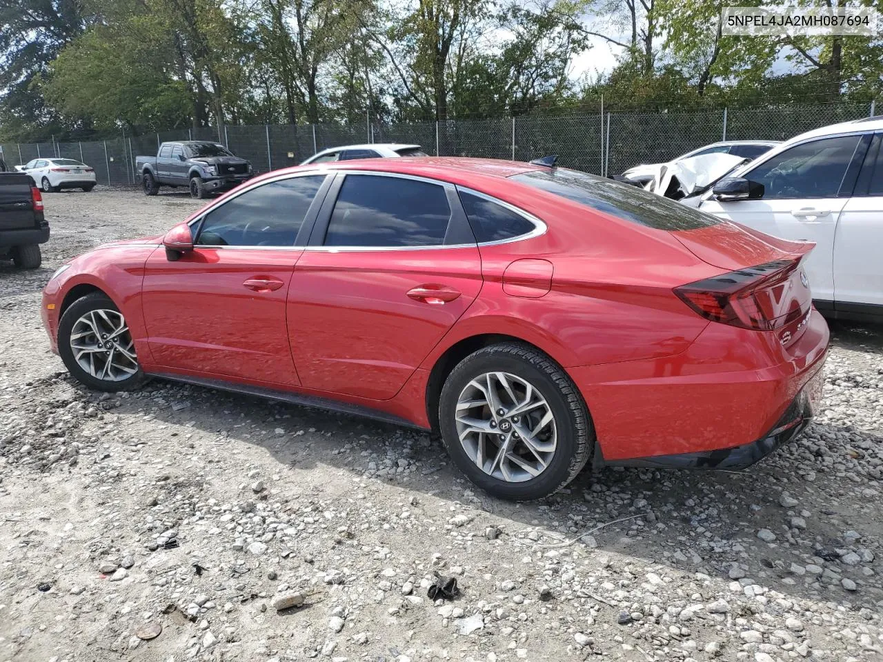 2021 Hyundai Sonata Sel VIN: 5NPEL4JA2MH087694 Lot: 73769904