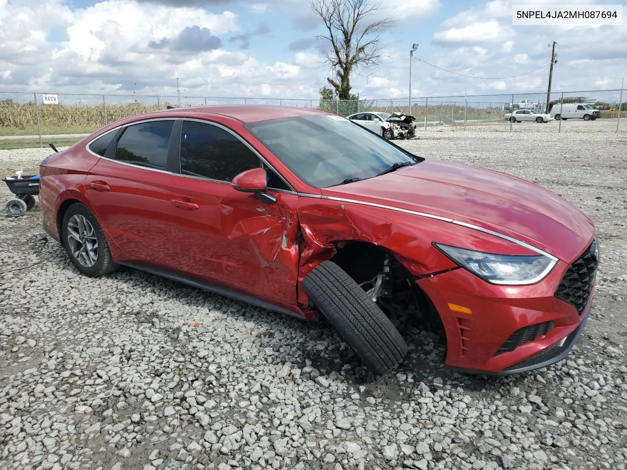 5NPEL4JA2MH087694 2021 Hyundai Sonata Sel