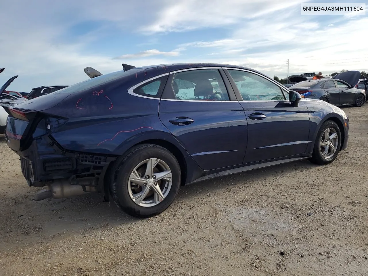 2021 Hyundai Sonata Se VIN: 5NPEG4JA3MH111604 Lot: 73775584