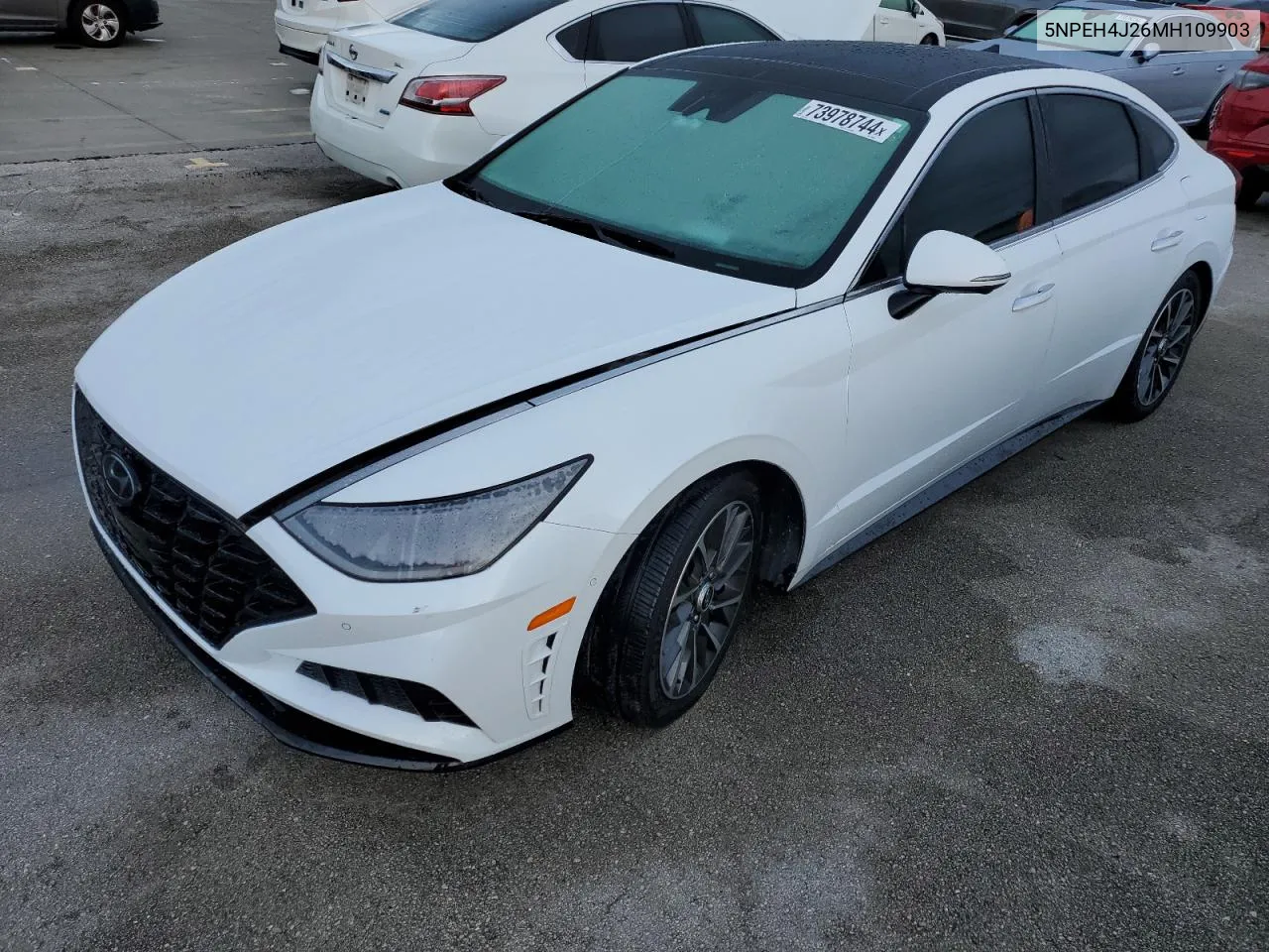 2021 Hyundai Sonata Limited VIN: 5NPEH4J26MH109903 Lot: 73978744