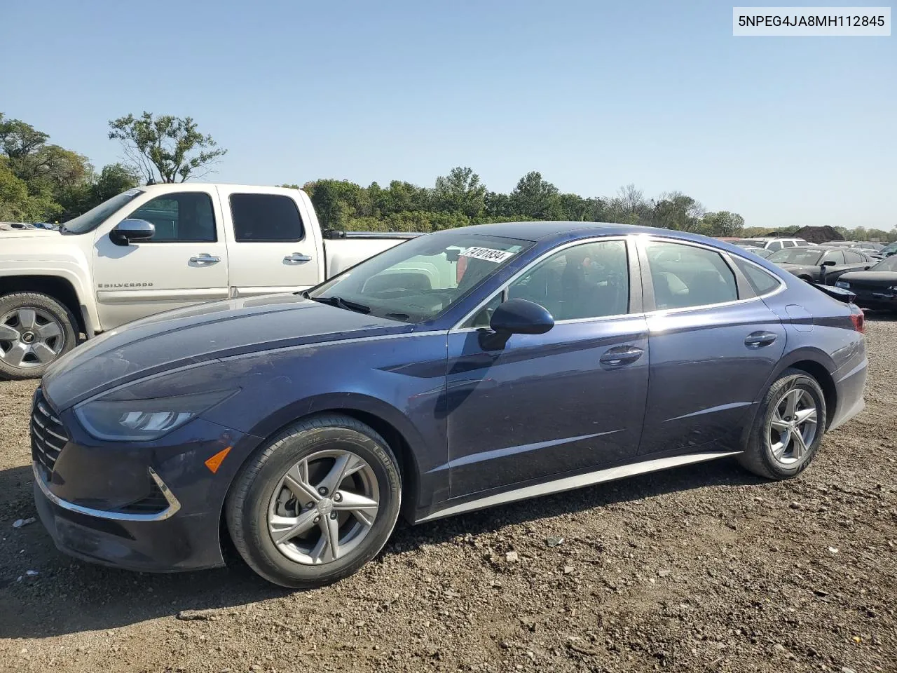 5NPEG4JA8MH112845 2021 Hyundai Sonata Se