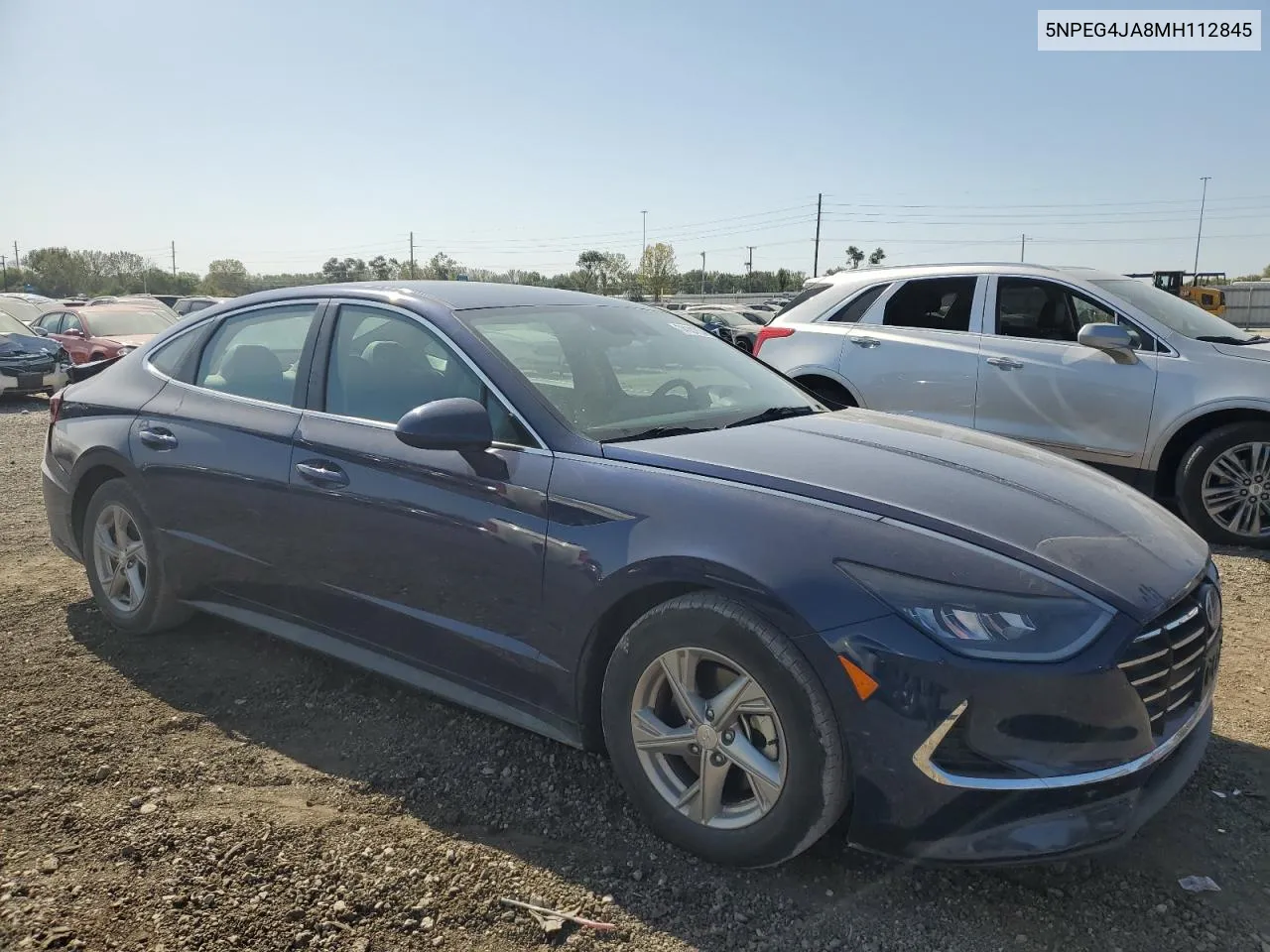 2021 Hyundai Sonata Se VIN: 5NPEG4JA8MH112845 Lot: 74101834