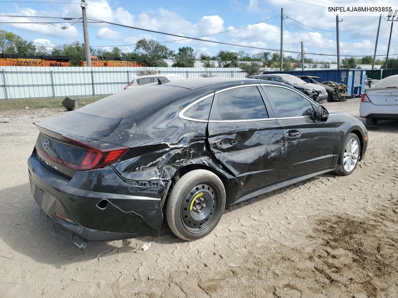 2021 Hyundai Sonata Sel VIN: 5NPEL4JA8MH093855 Lot: 74233764