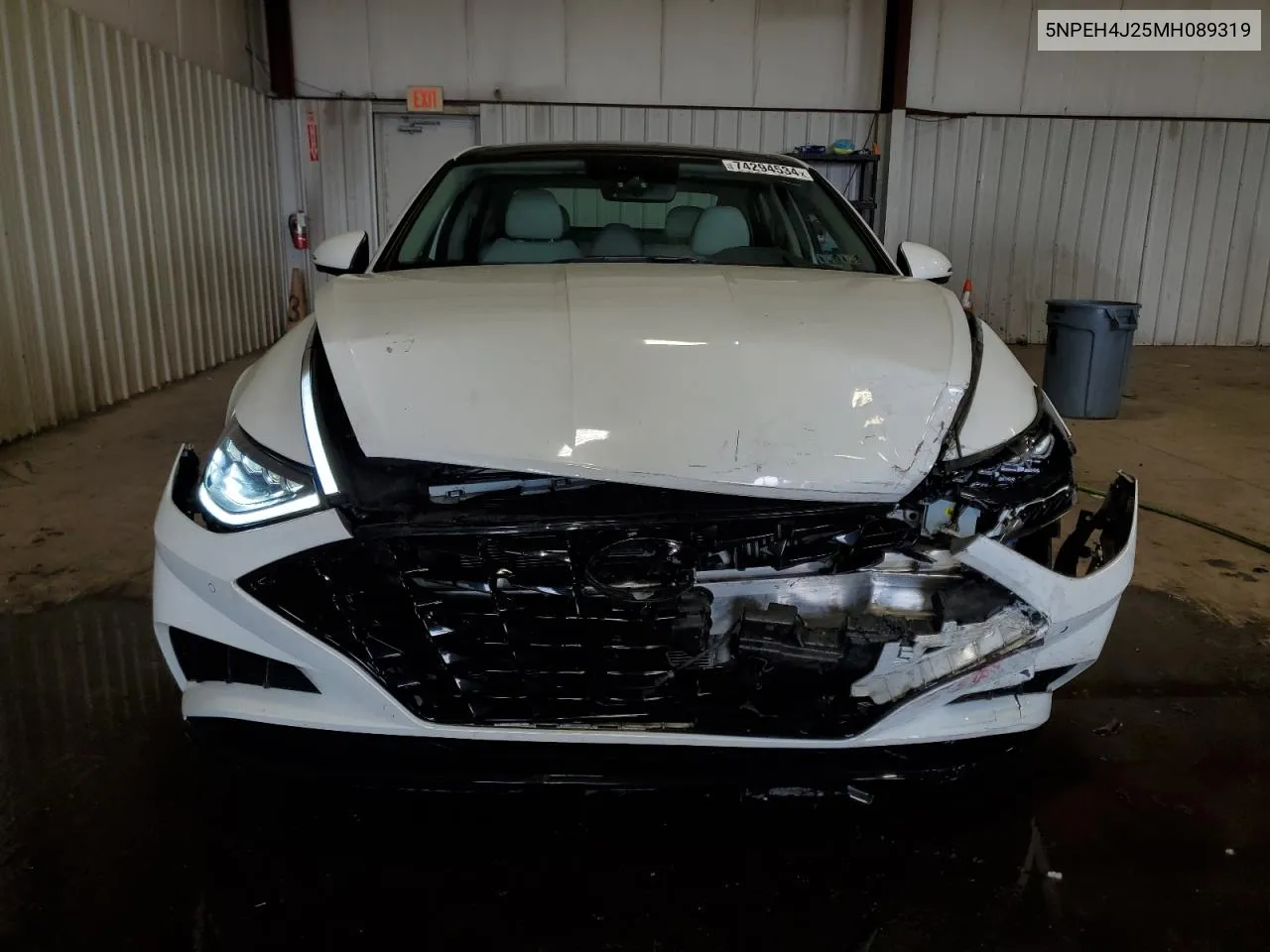 2021 Hyundai Sonata Limited VIN: 5NPEH4J25MH089319 Lot: 74294534