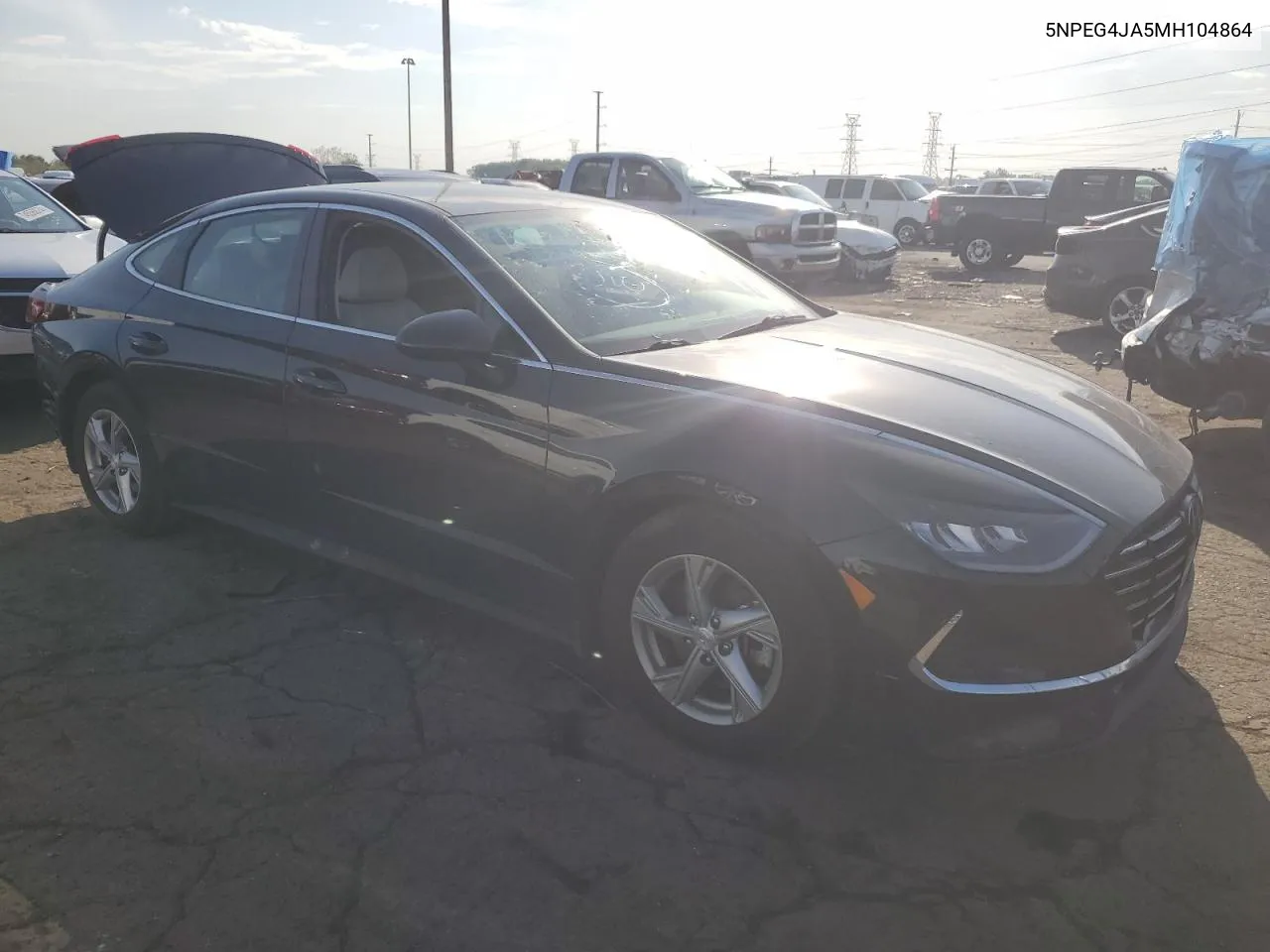 2021 Hyundai Sonata Se VIN: 5NPEG4JA5MH104864 Lot: 74735404