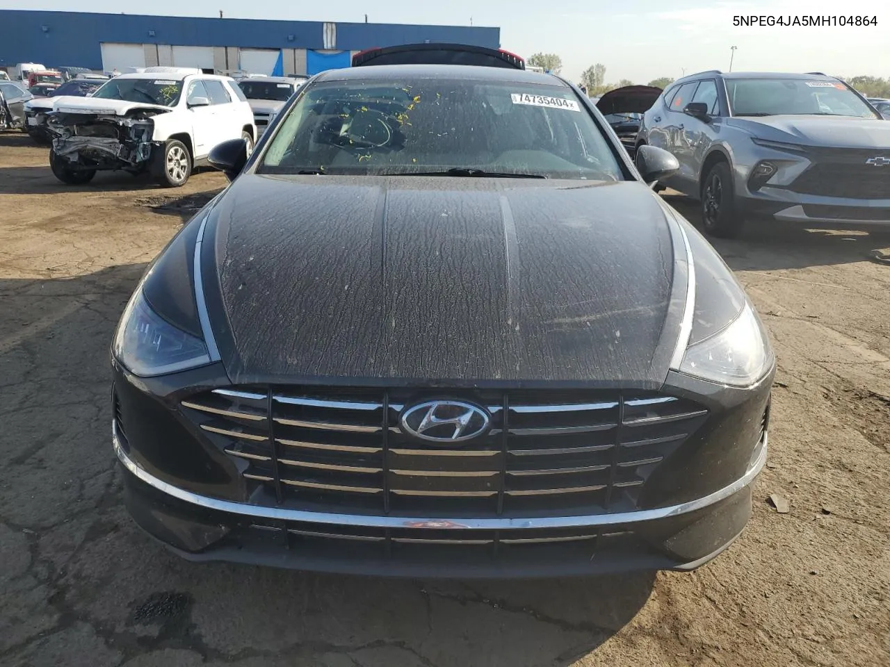 2021 Hyundai Sonata Se VIN: 5NPEG4JA5MH104864 Lot: 74735404