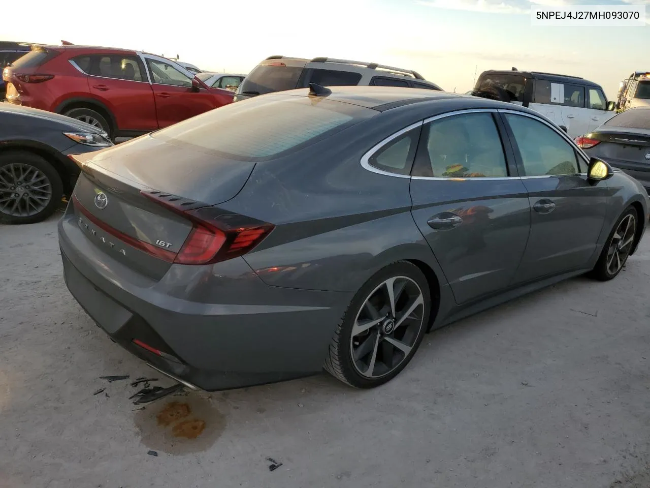 2021 Hyundai Sonata Sel Plus VIN: 5NPEJ4J27MH093070 Lot: 74893444