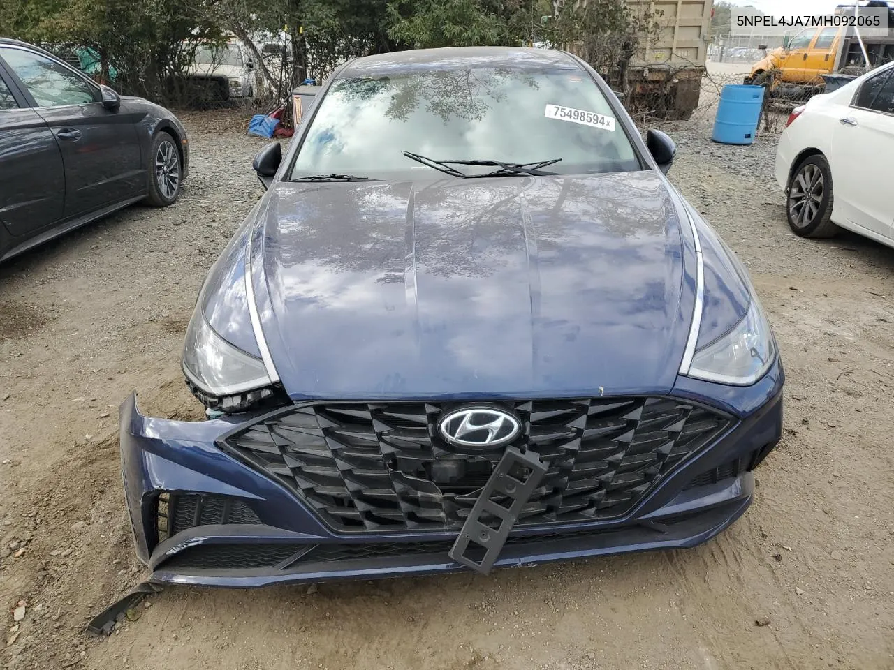 2021 Hyundai Sonata Sel VIN: 5NPEL4JA7MH092065 Lot: 75498594