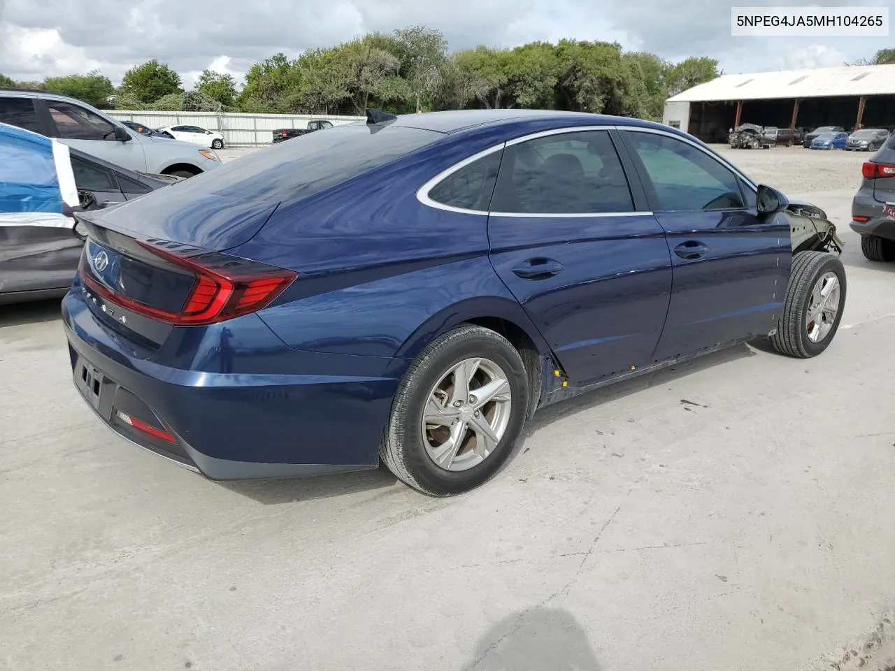 2021 Hyundai Sonata Se VIN: 5NPEG4JA5MH104265 Lot: 75567874