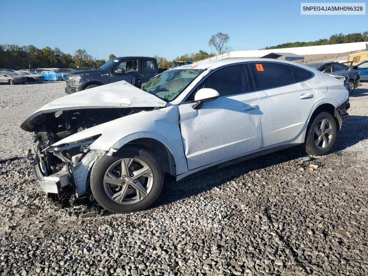 2021 Hyundai Sonata Se VIN: 5NPEG4JA5MH096328 Lot: 75634224