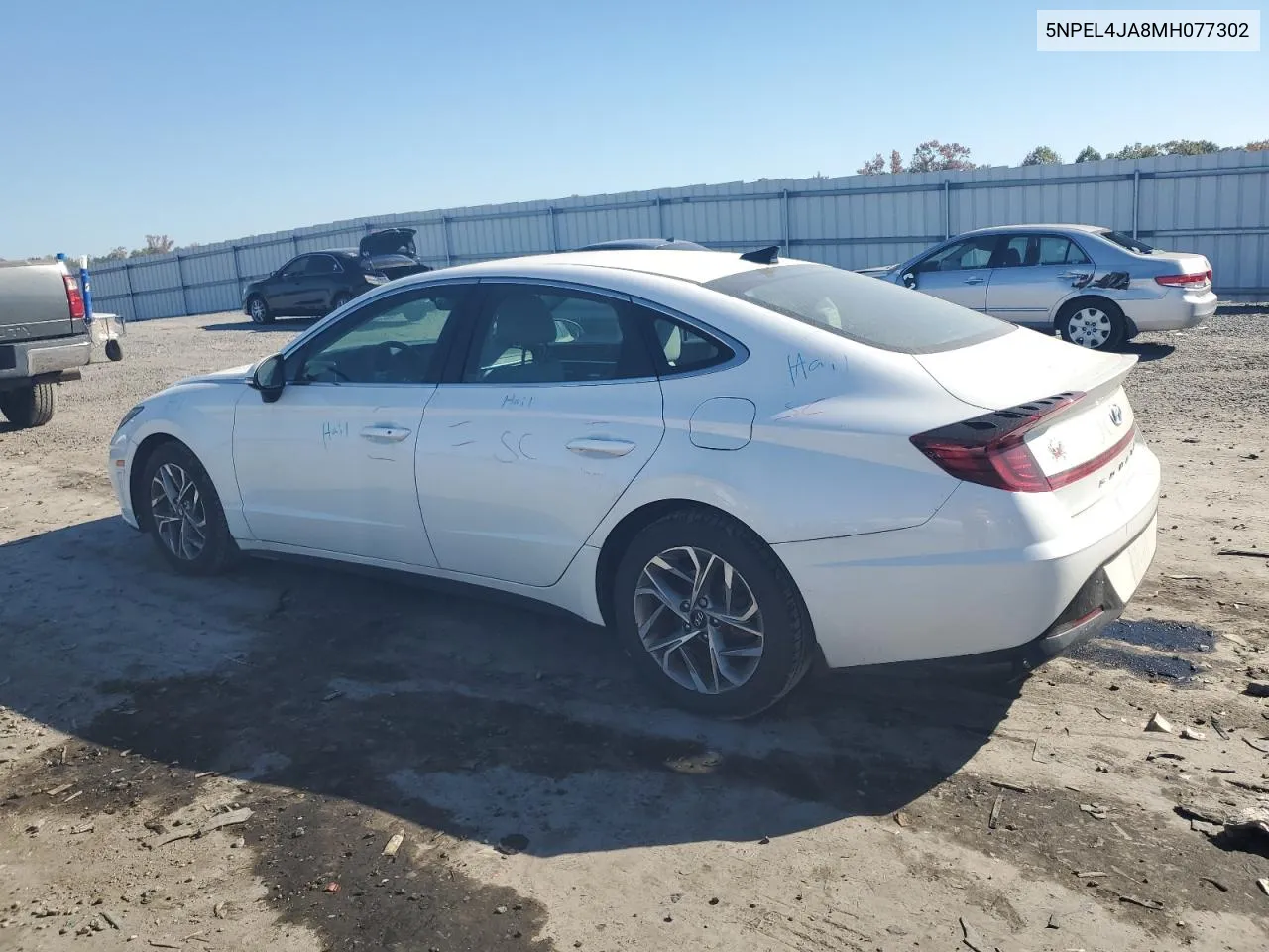 2021 Hyundai Sonata Sel VIN: 5NPEL4JA8MH077302 Lot: 75751614