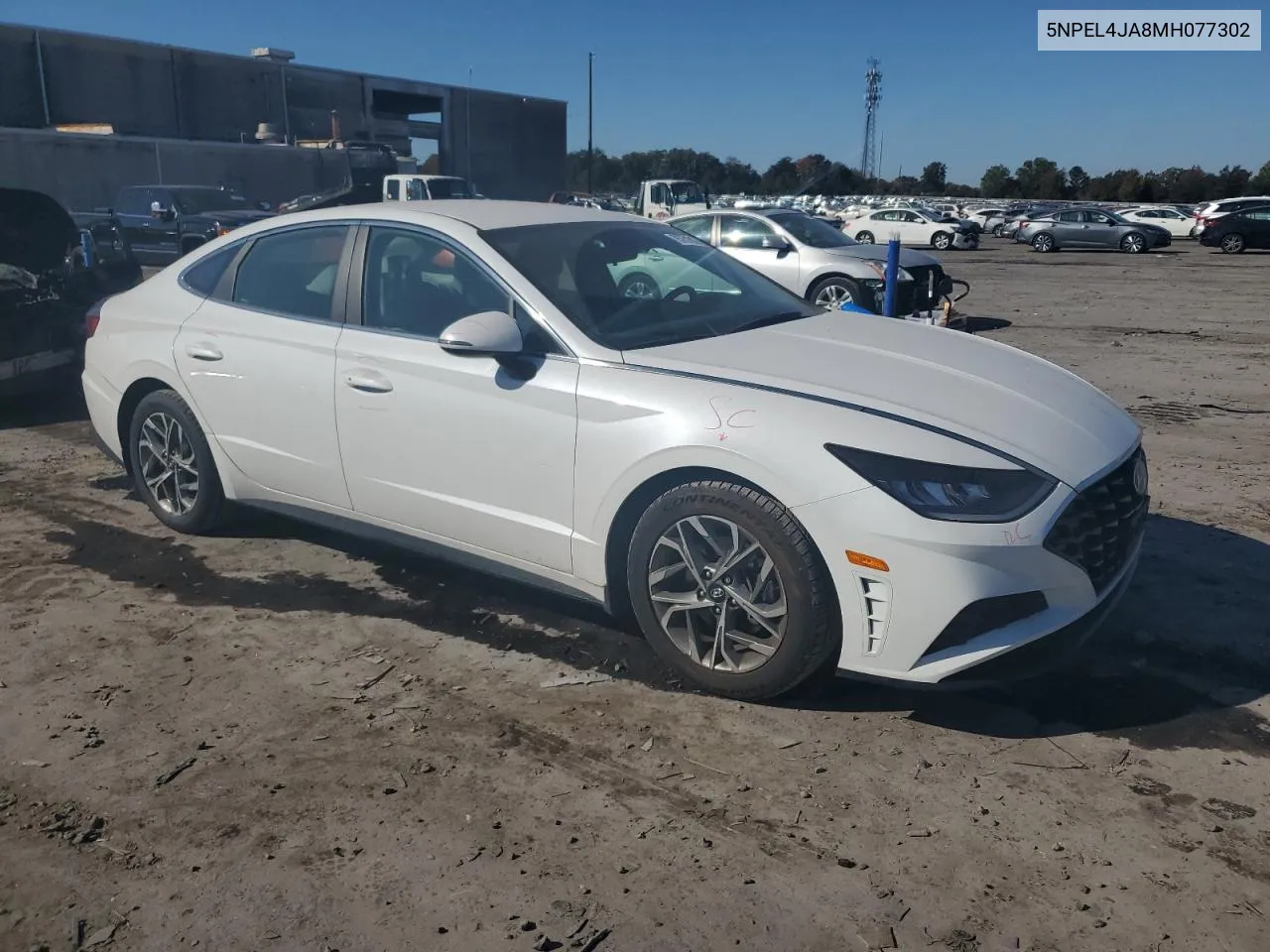 2021 Hyundai Sonata Sel VIN: 5NPEL4JA8MH077302 Lot: 75751614