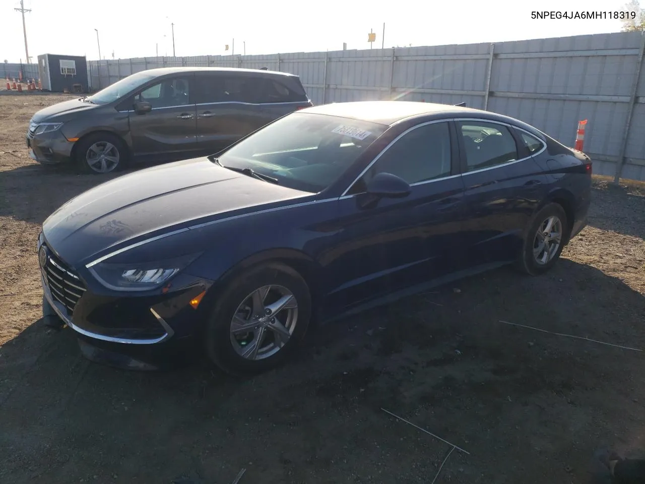 2021 Hyundai Sonata Se VIN: 5NPEG4JA6MH118319 Lot: 75819614