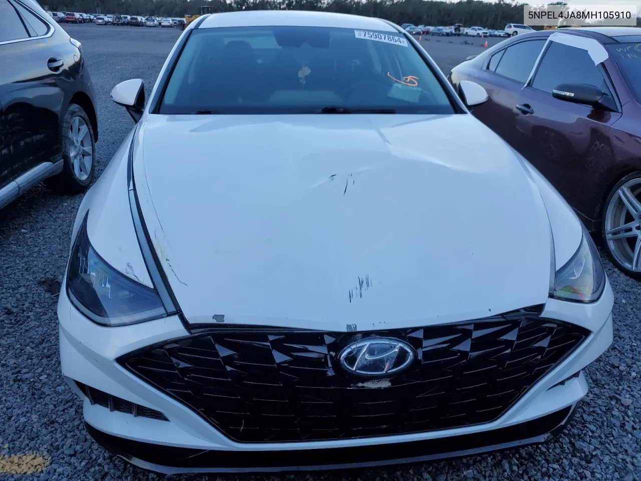 2021 Hyundai Sonata Sel VIN: 5NPEL4JA8MH105910 Lot: 75907864