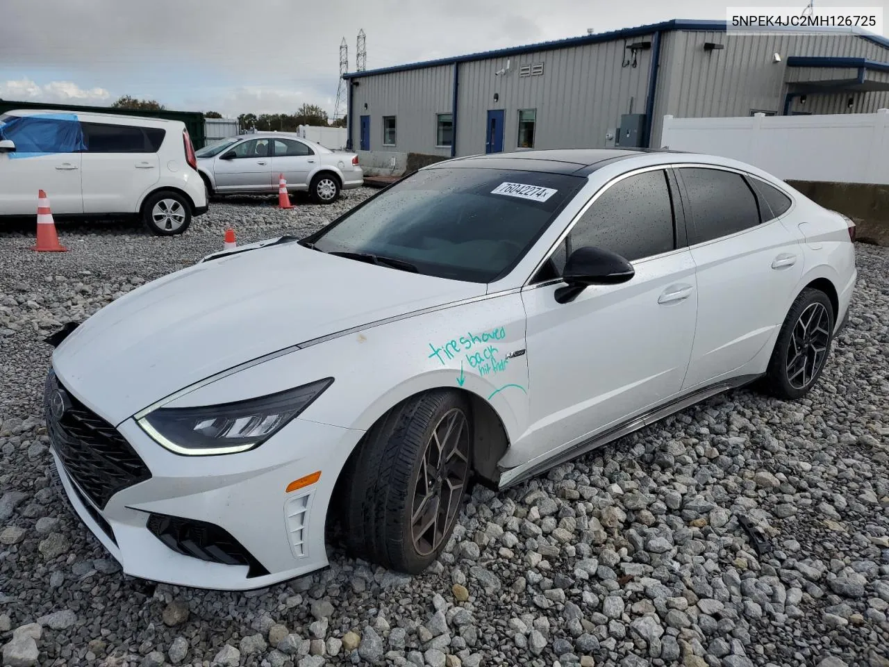 2021 Hyundai Sonata N Line VIN: 5NPEK4JC2MH126725 Lot: 76042274