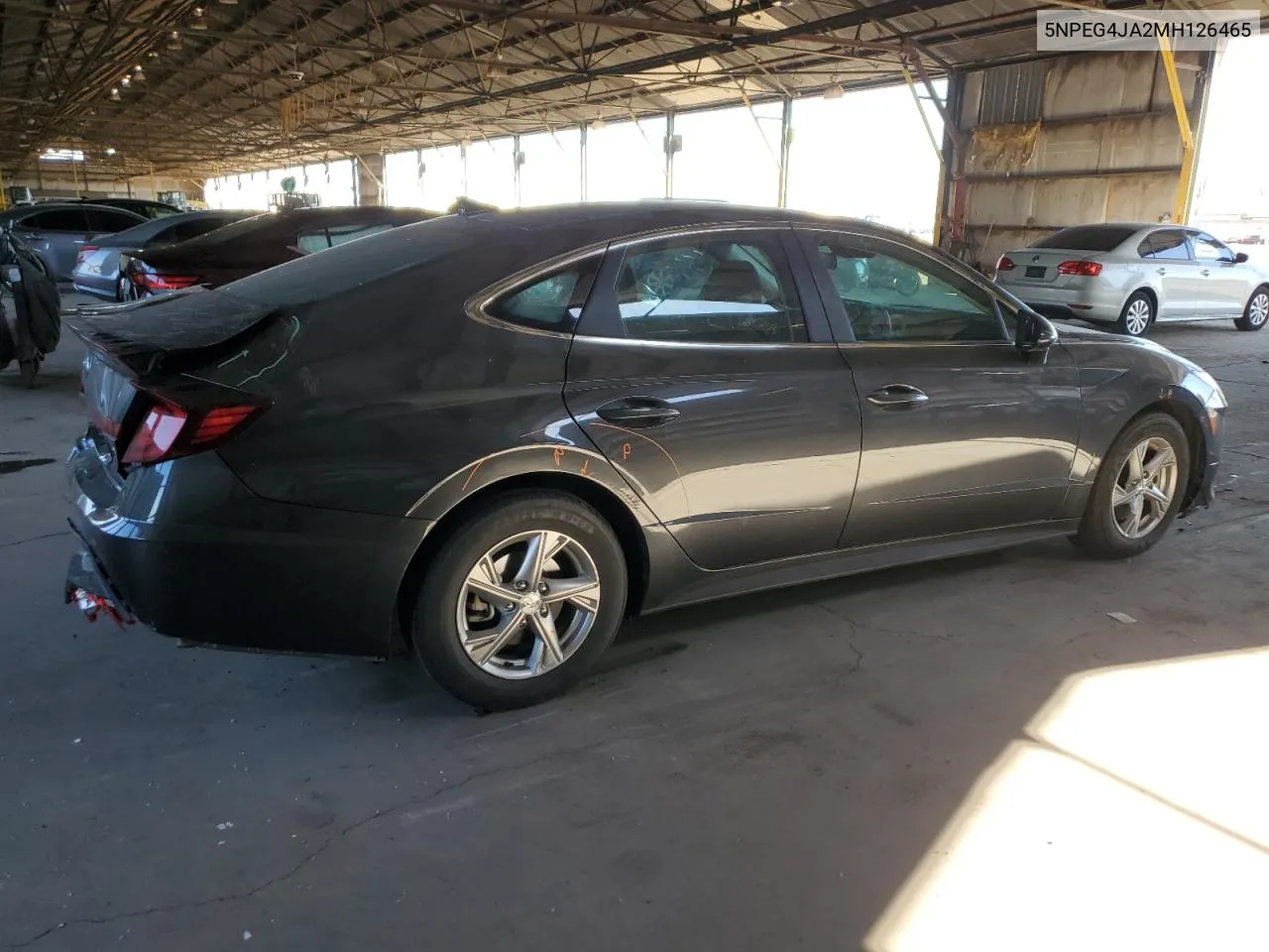 2021 Hyundai Sonata Se VIN: 5NPEG4JA2MH126465 Lot: 76125874