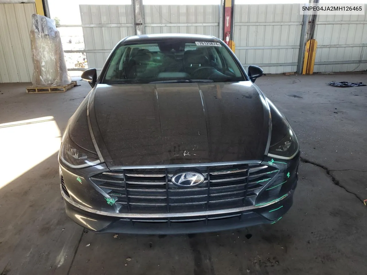 2021 Hyundai Sonata Se VIN: 5NPEG4JA2MH126465 Lot: 76125874