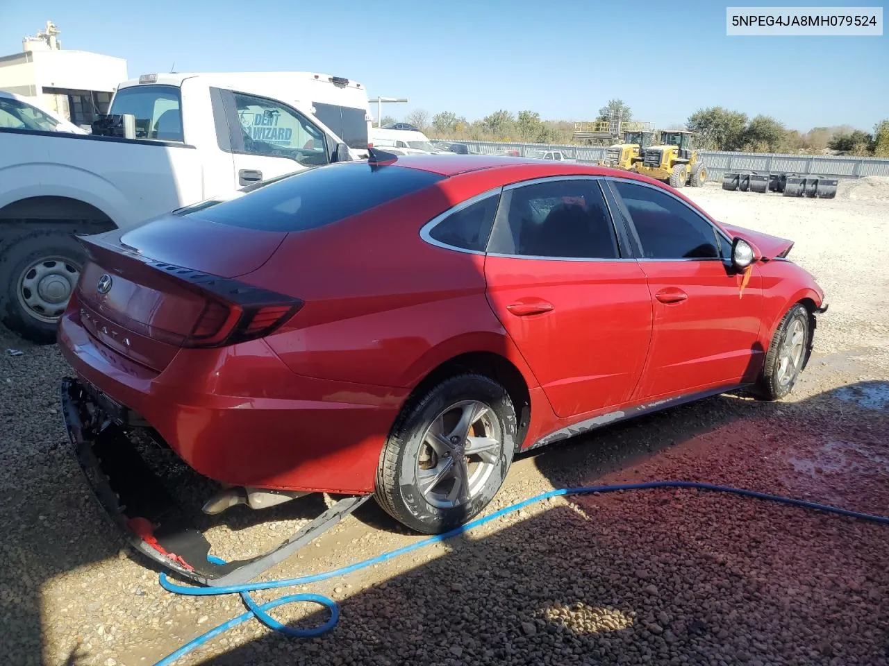 2021 Hyundai Sonata Se VIN: 5NPEG4JA8MH079524 Lot: 76188304