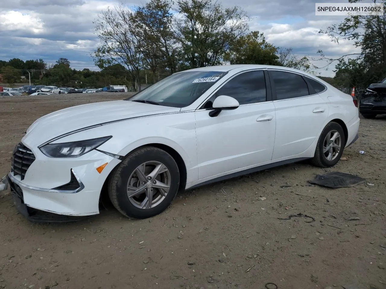 5NPEG4JAXMH126052 2021 Hyundai Sonata Se