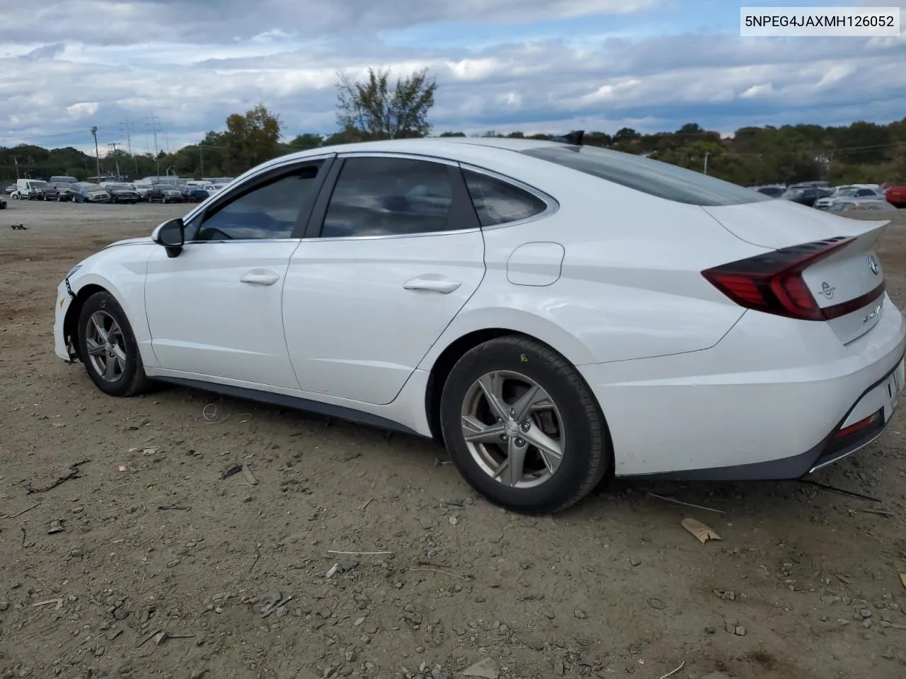 2021 Hyundai Sonata Se VIN: 5NPEG4JAXMH126052 Lot: 76260164