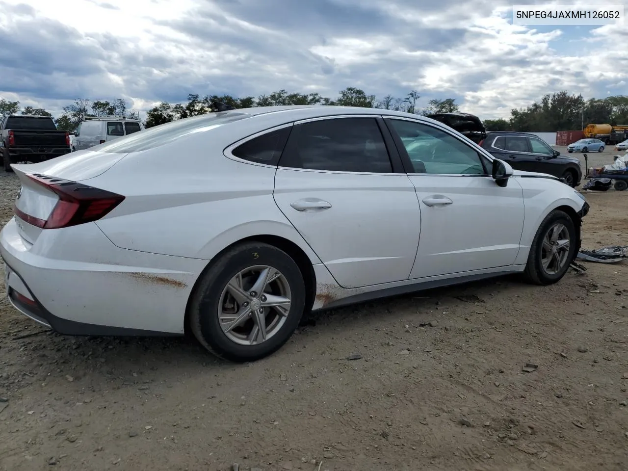 2021 Hyundai Sonata Se VIN: 5NPEG4JAXMH126052 Lot: 76260164