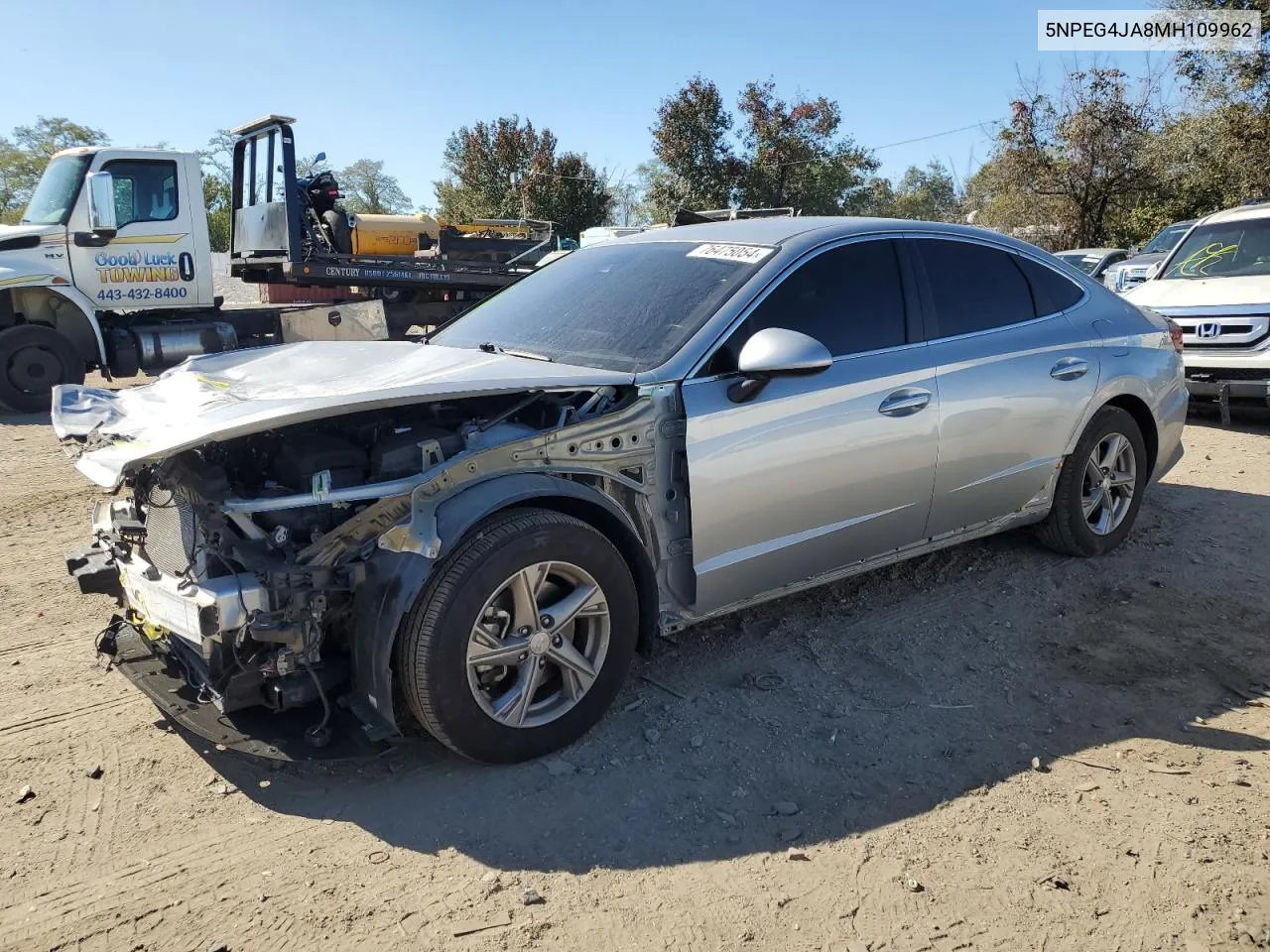 2021 Hyundai Sonata Se VIN: 5NPEG4JA8MH109962 Lot: 76475054