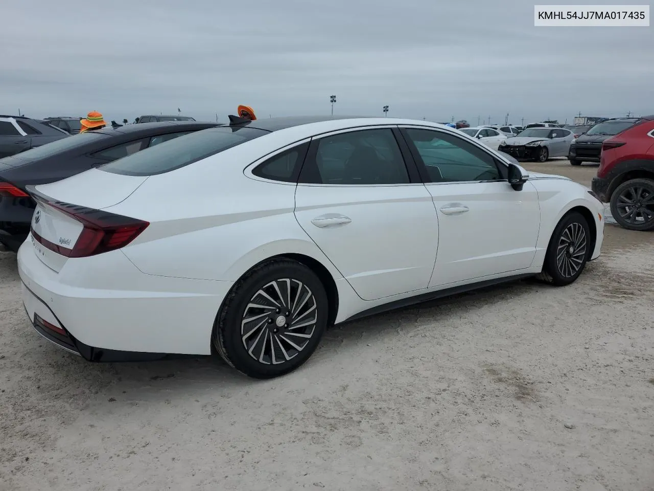 2021 Hyundai Sonata Hybrid VIN: KMHL54JJ7MA017435 Lot: 76568274