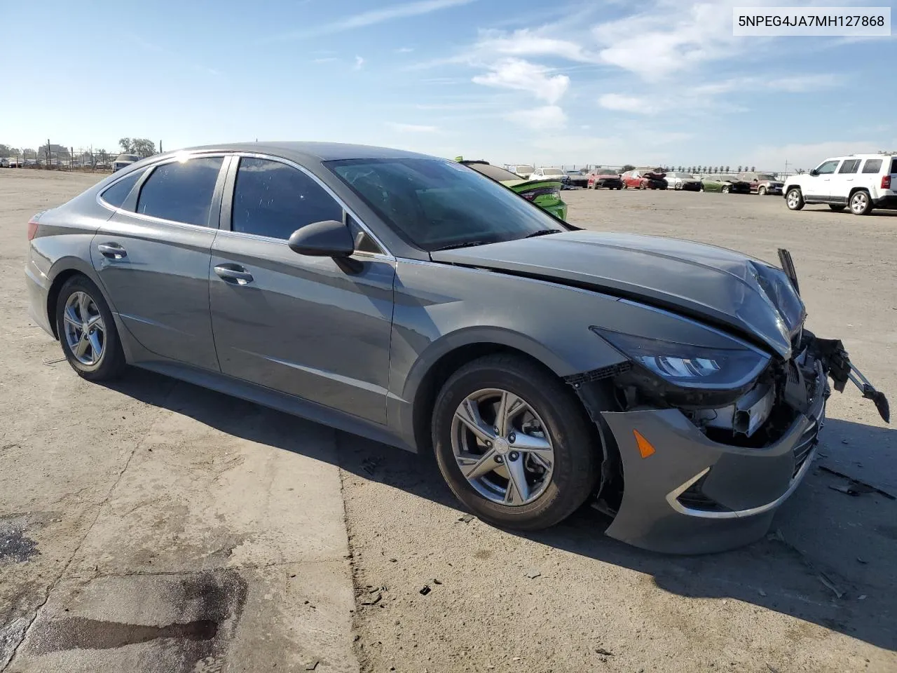 2021 Hyundai Sonata Se VIN: 5NPEG4JA7MH127868 Lot: 76572804