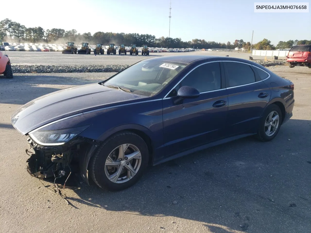 2021 Hyundai Sonata Se VIN: 5NPEG4JA3MH076658 Lot: 76782794