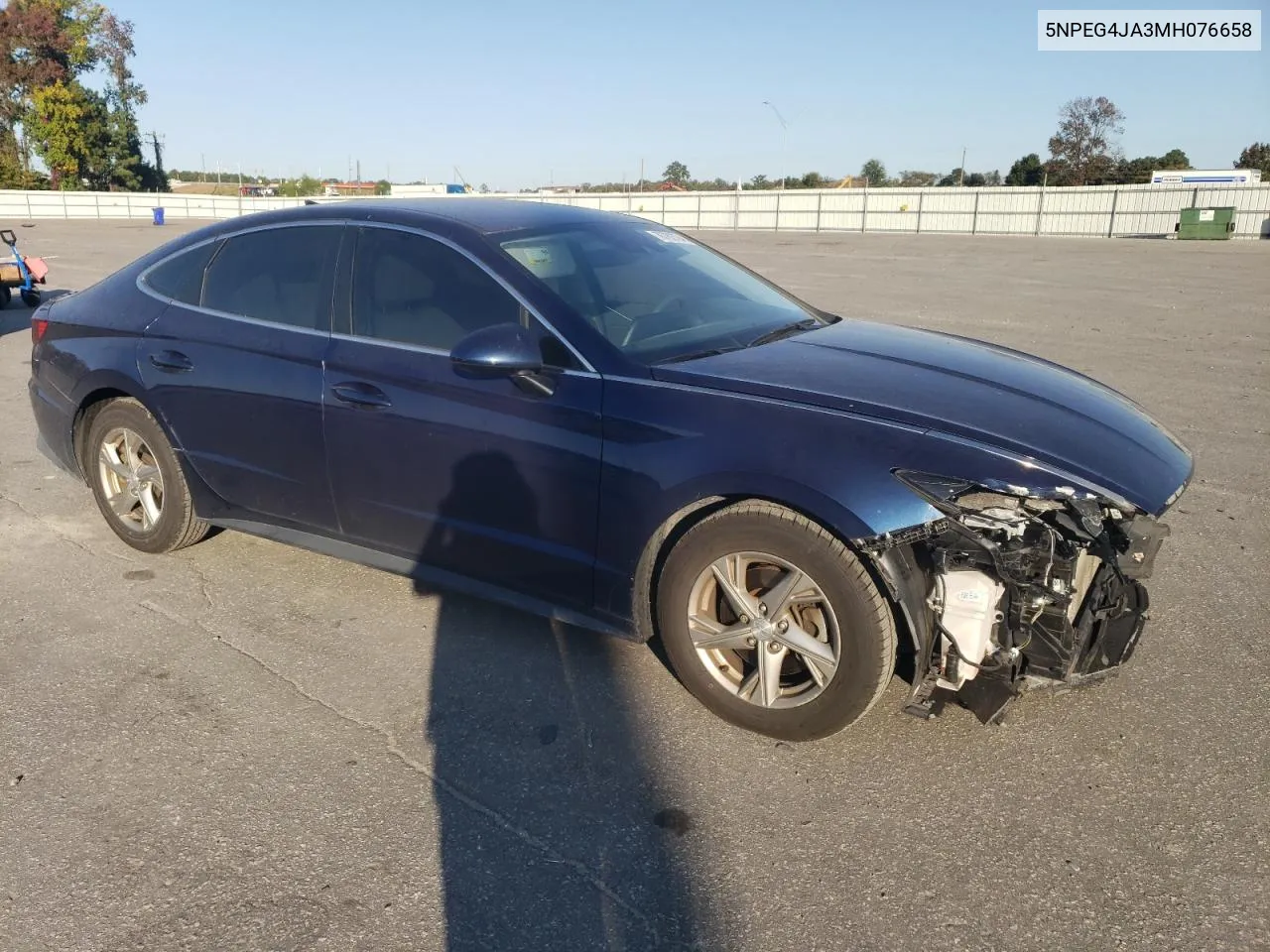 2021 Hyundai Sonata Se VIN: 5NPEG4JA3MH076658 Lot: 76782794