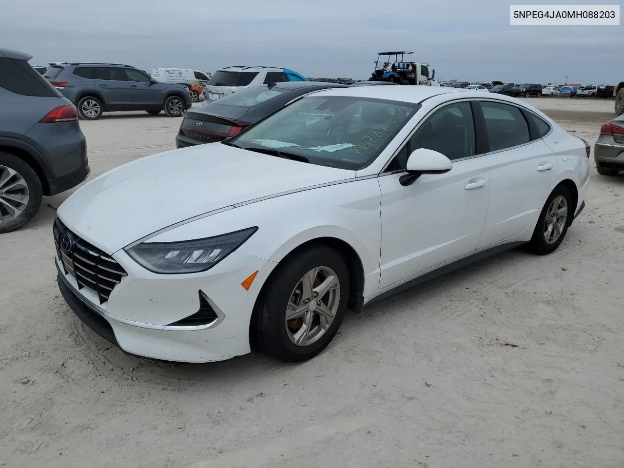 2021 Hyundai Sonata Se VIN: 5NPEG4JA0MH088203 Lot: 76787654