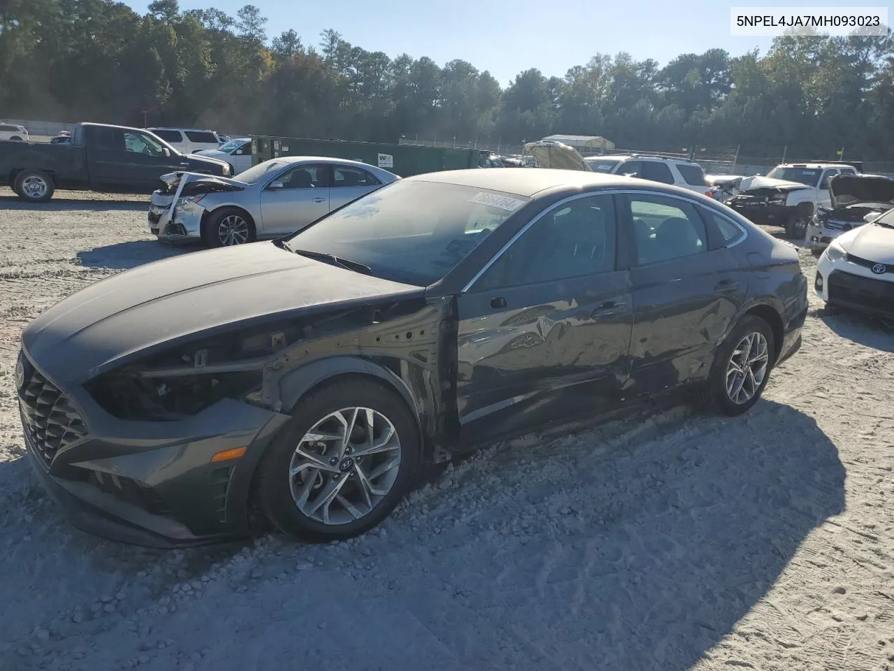 2021 Hyundai Sonata Sel VIN: 5NPEL4JA7MH093023 Lot: 76864764