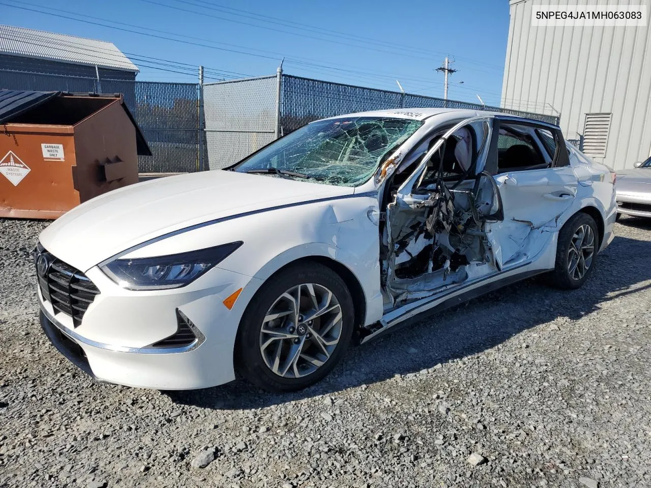 2021 Hyundai Sonata Se VIN: 5NPEG4JA1MH063083 Lot: 76878524