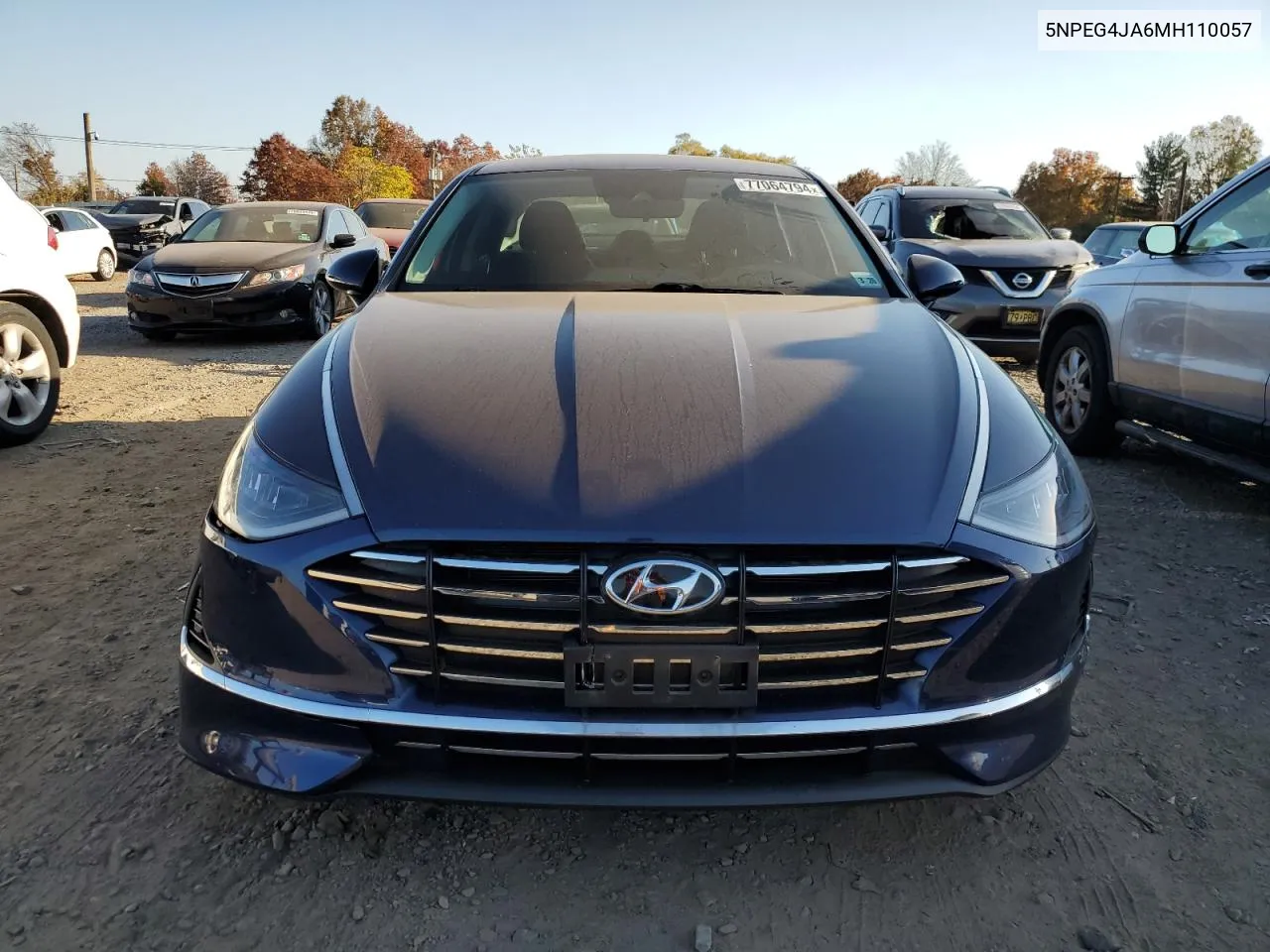 2021 Hyundai Sonata Se VIN: 5NPEG4JA6MH110057 Lot: 77064794