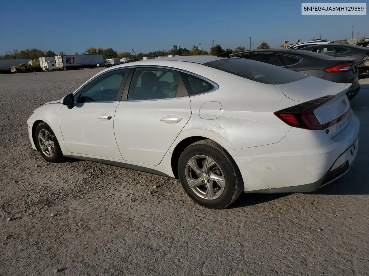 2021 Hyundai Sonata Se VIN: 5NPEG4JA5MH129389 Lot: 77071554