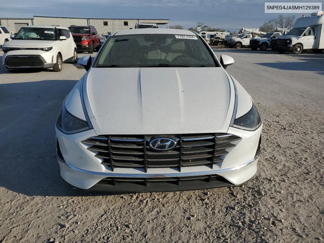 2021 Hyundai Sonata Se VIN: 5NPEG4JA5MH129389 Lot: 77071554