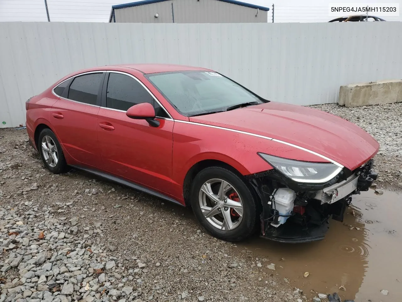 2021 Hyundai Sonata Se VIN: 5NPEG4JA5MH115203 Lot: 77489634