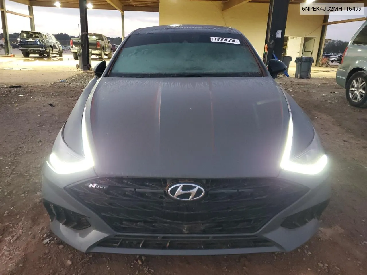 2021 Hyundai Sonata N Line VIN: 5NPEK4JC2MH116499 Lot: 78094504