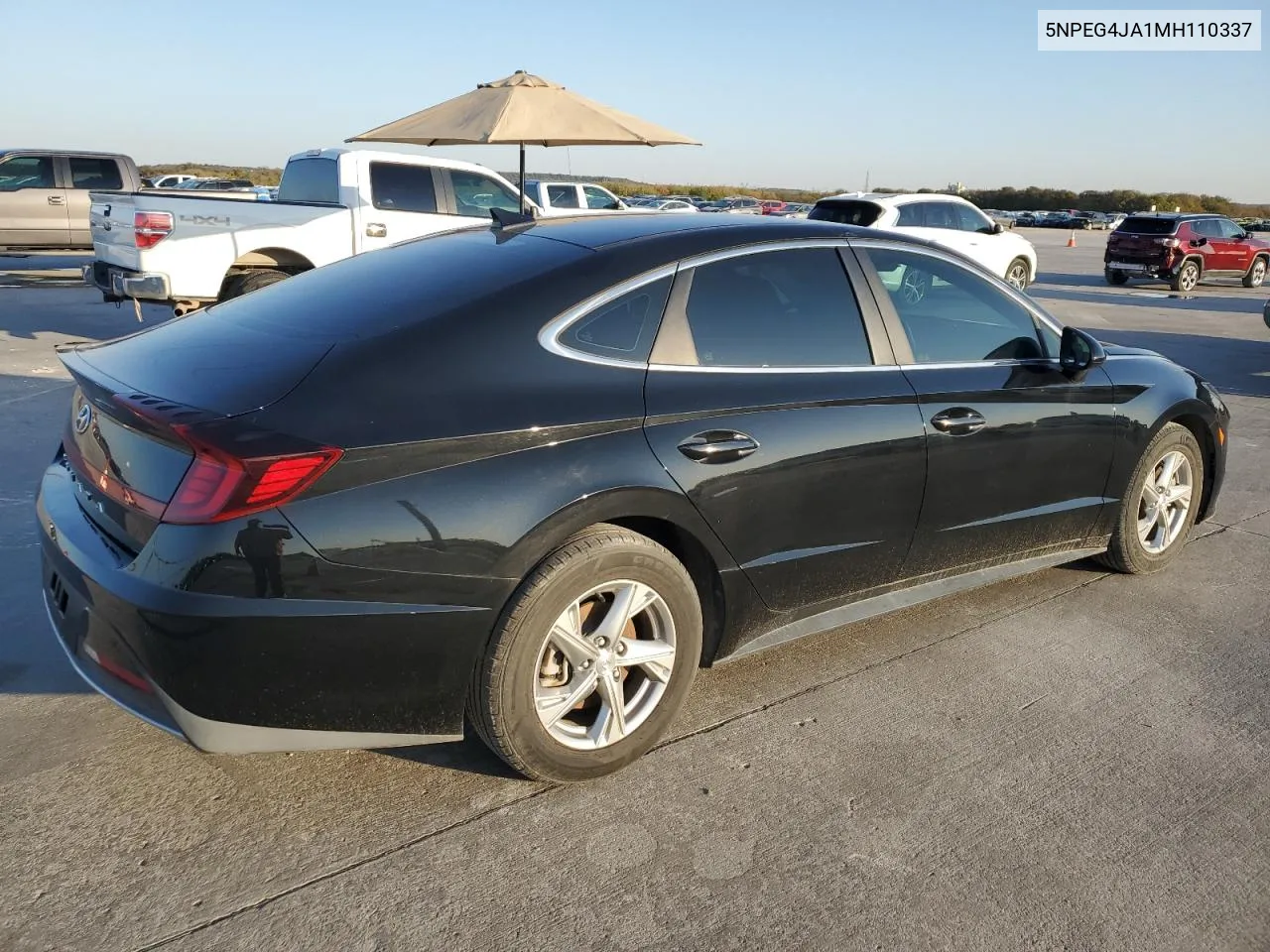 2021 Hyundai Sonata Se VIN: 5NPEG4JA1MH110337 Lot: 78431274