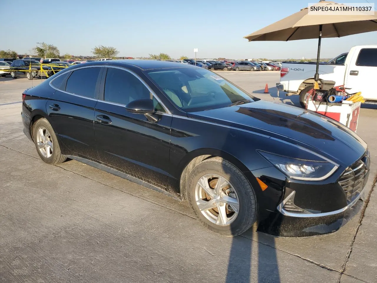 2021 Hyundai Sonata Se VIN: 5NPEG4JA1MH110337 Lot: 78431274