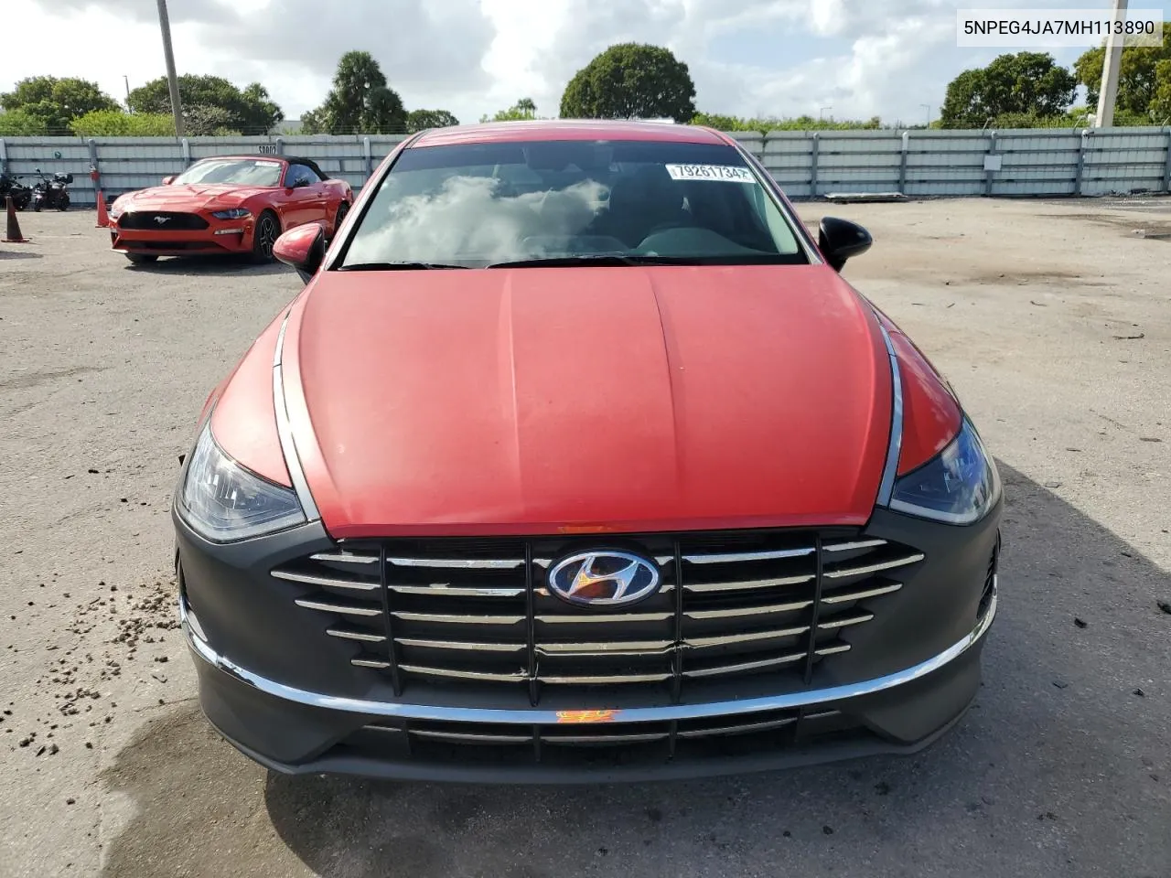 2021 Hyundai Sonata Se VIN: 5NPEG4JA7MH113890 Lot: 79261734