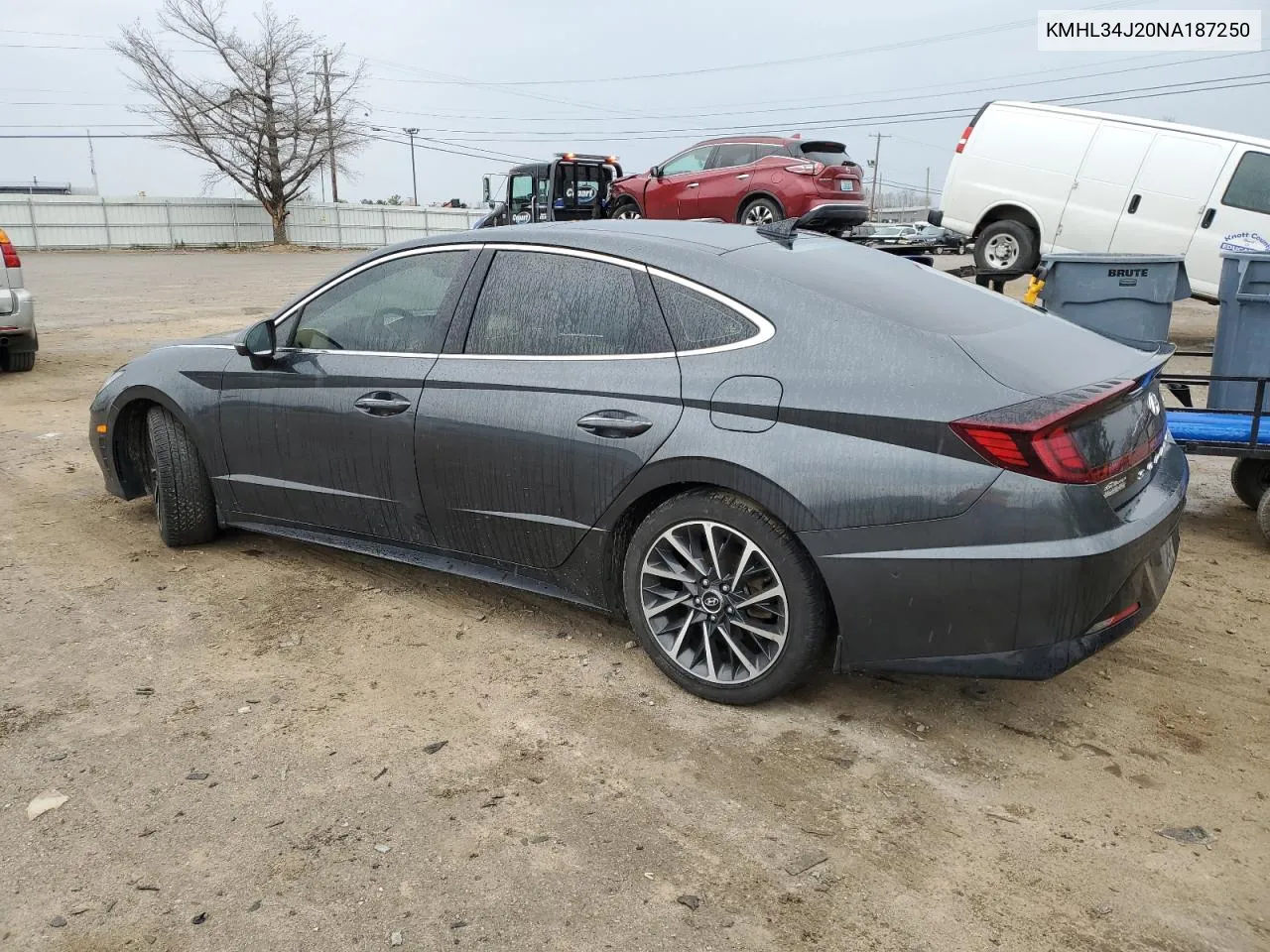 2022 Hyundai Sonata Limited VIN: KMHL34J20NA187250 Lot: 47586214