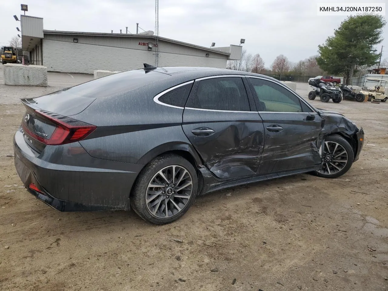 2022 Hyundai Sonata Limited VIN: KMHL34J20NA187250 Lot: 47586214