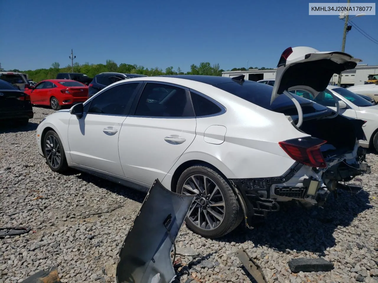 KMHL34J20NA178077 2022 Hyundai Sonata Limited