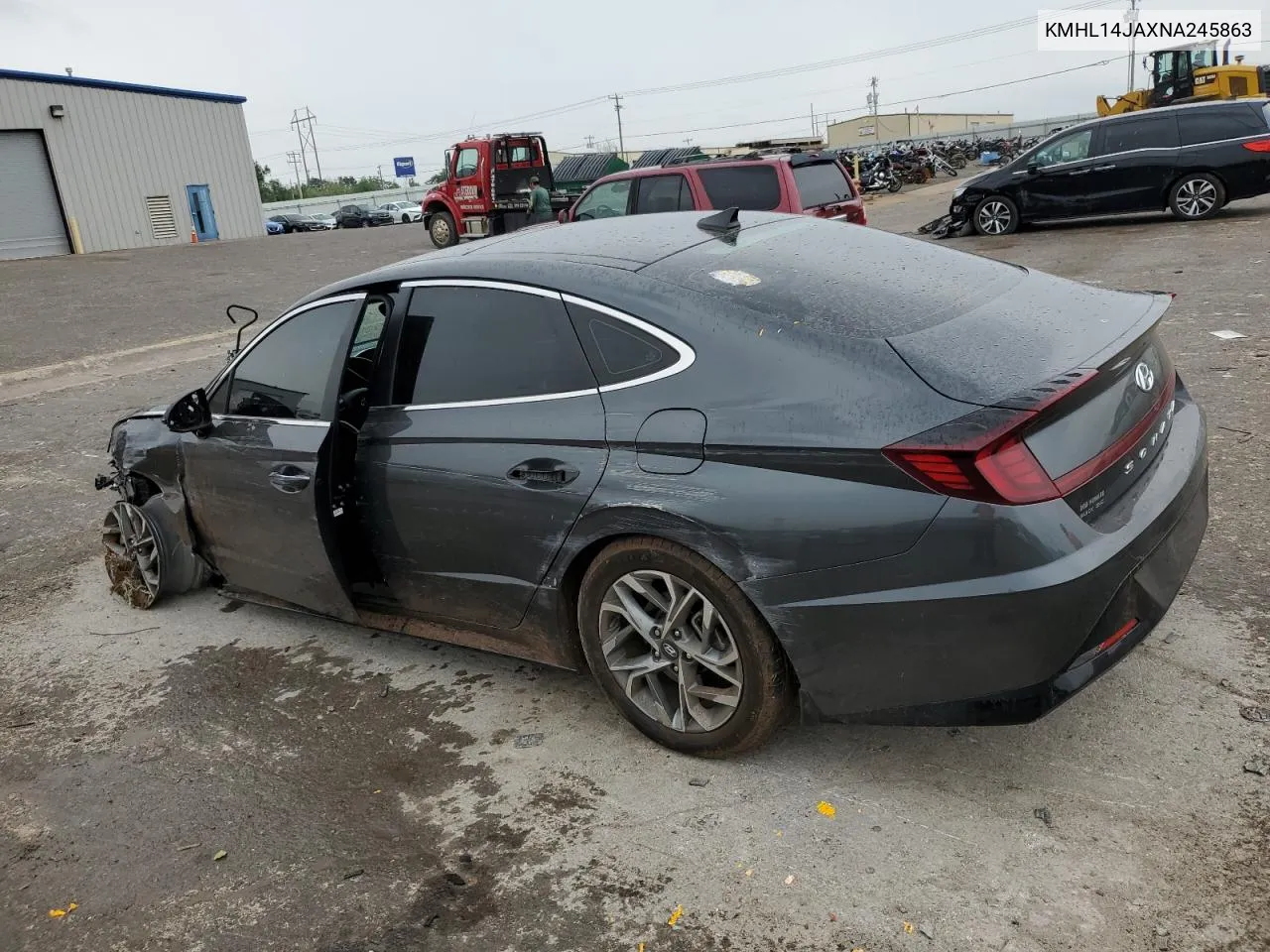 2022 Hyundai Sonata Sel VIN: KMHL14JAXNA245863 Lot: 50961494