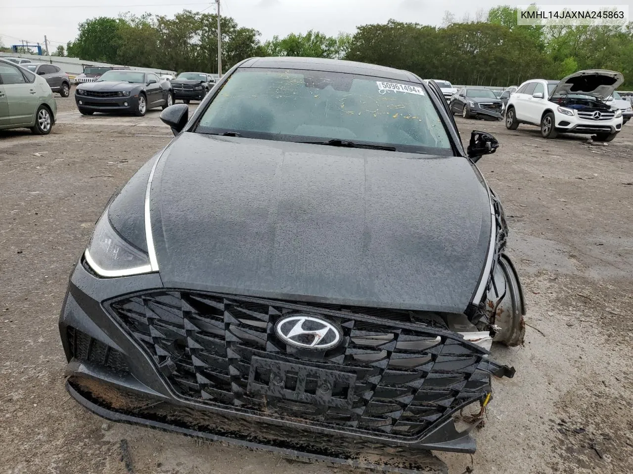 2022 Hyundai Sonata Sel VIN: KMHL14JAXNA245863 Lot: 50961494